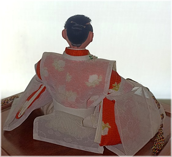 японская антикварная кукла Придворный