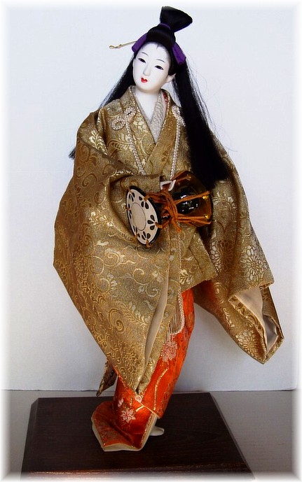 старинная японская кукла Девуша из Киото, 1920-е гг