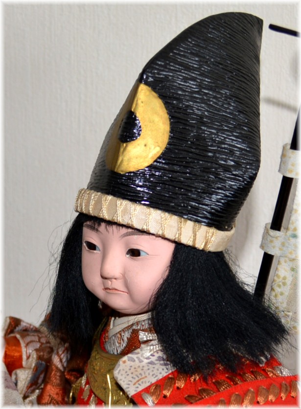 японская антикварная кукла Самурай, 1900-30-е гг.