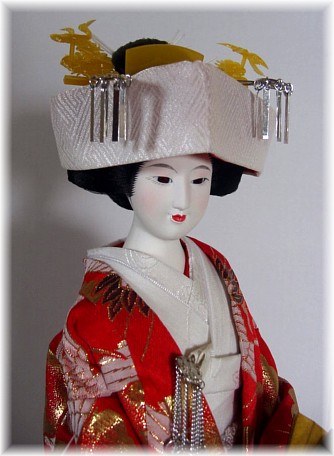 японская кукла Невеста в свадебном кимоно. Интериа Японика, японский интернет-магазин