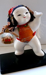 старинная японская коллекционная кукла КАГА-НИНГЁ 