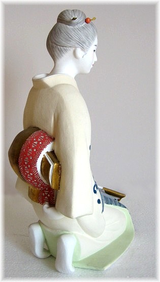 японская статуэтка из керамики мастерских Хаката, 1960-е гг.