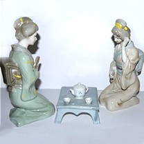 японская фарфоровая статуэтка