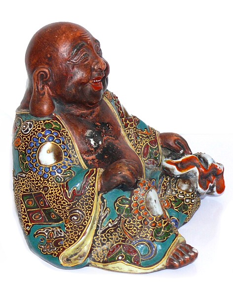 Хэтэй, один из Семи Богов Счастья, японская фарфоровая статуэтка, 1700-е гг.