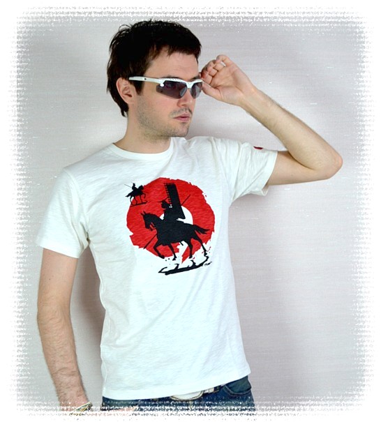 мужская дизайнерская футболка,  сделано в Японии, хлопок 100%