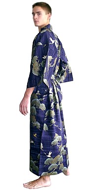 японское мужское кимоно - стильная одежда для дома