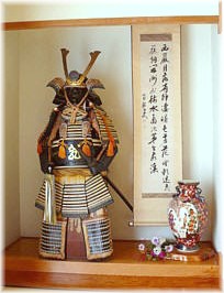 антикварные доспехи самурая