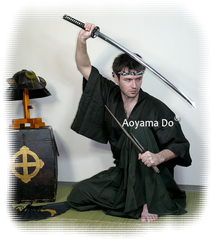 японский меч катана и кабуто-вари