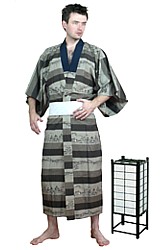 мужское традиционное японское кимоно