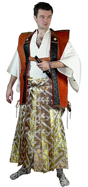 военная одеждда самурая - дзинбаори, эпоха Эдо